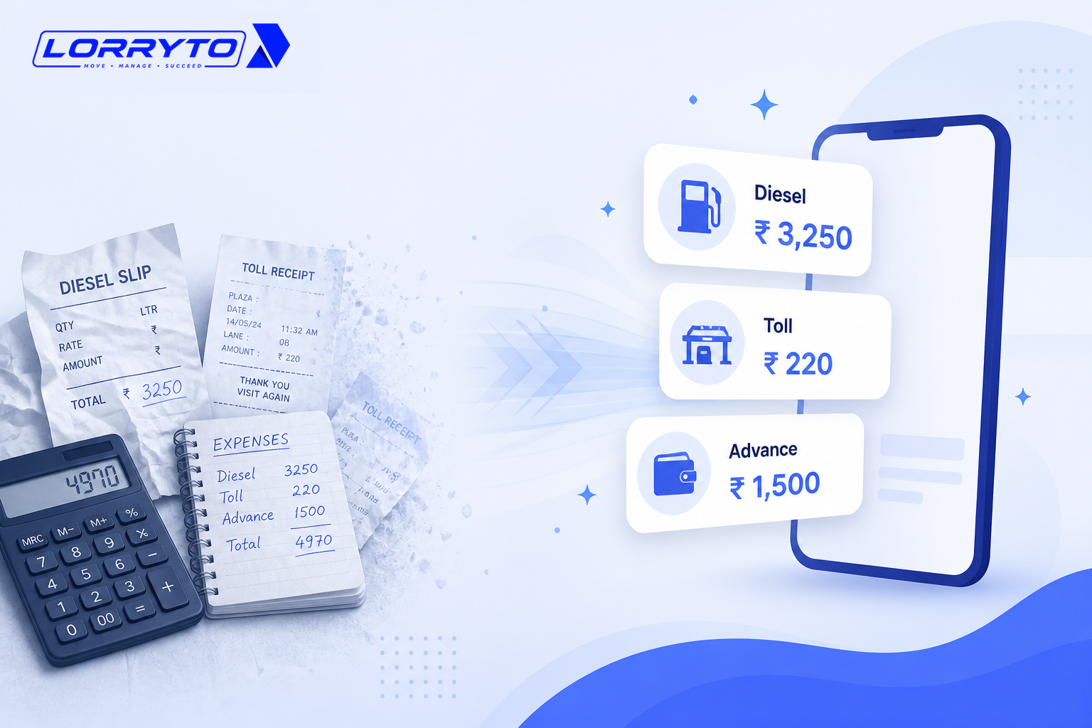 From crumpled diesel slips and diaries to digital trip expense tracking